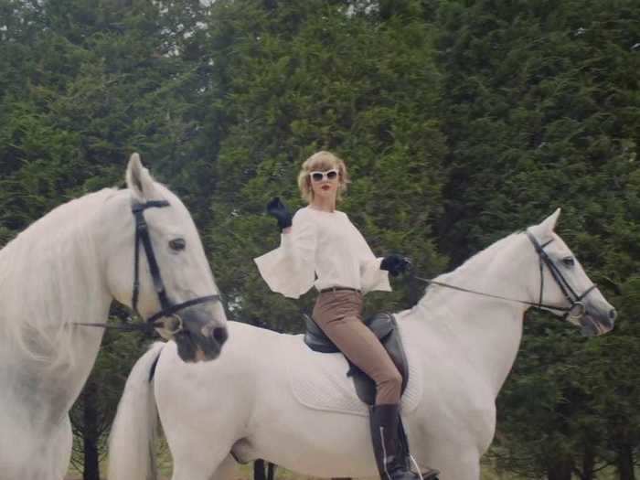 She rode horses as a kid.