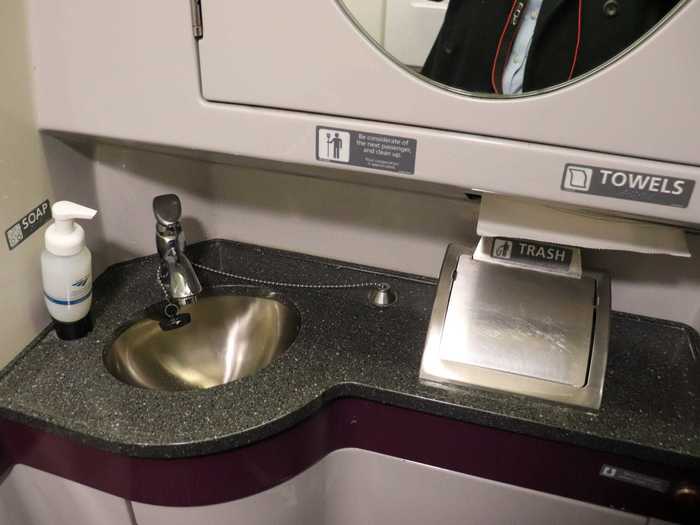 And even the lavatory was clean, a surprise for any mode of public transportation.