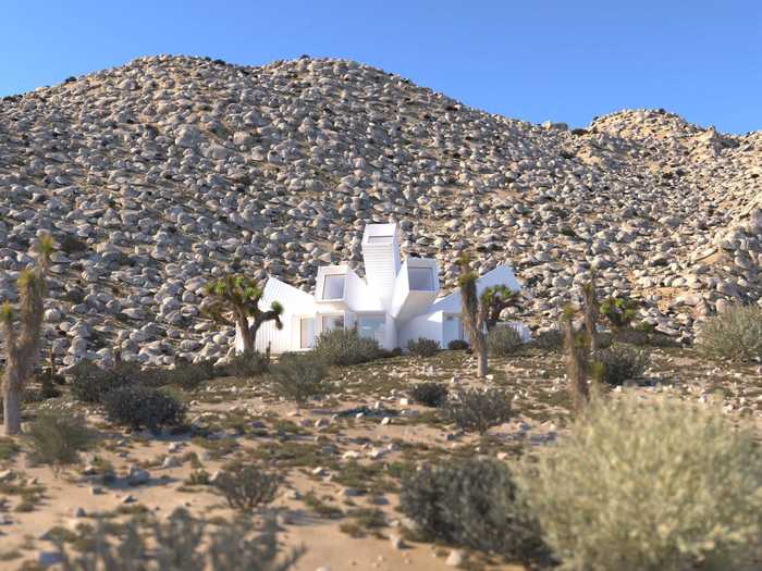 The property will be located just 1 mile away from the entrance to Joshua Tree National Park "at the finest point in Monument Manor," Engel & Völkers, the real estate firm selling the property, said.