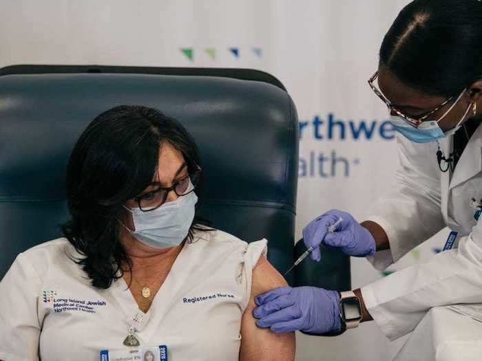 Healthcare workers are among the first wave Americans to be inoculated