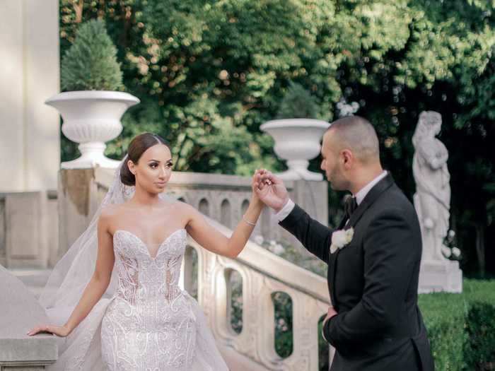 Embellishments made all the difference in some gowns.