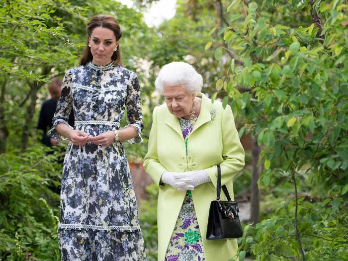 Middleton and the Queen often wear looks that match the theme of the event they