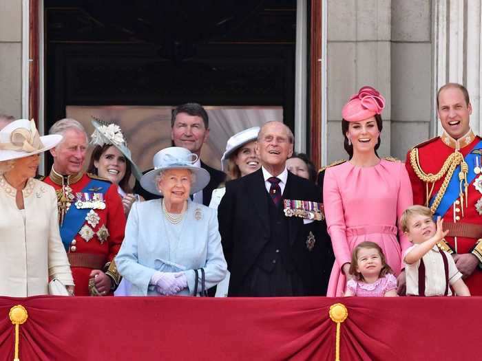 At the Trooping the Colour ceremony in 2017, Middleton and the Queen showed they