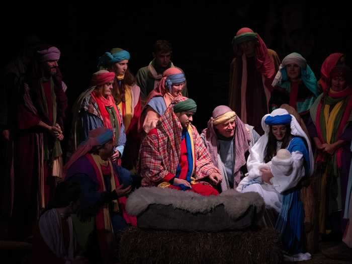 The first reenactment of the nativity scene was in the 13th century.