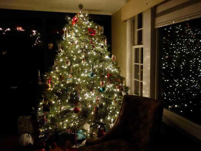 The tradition of decorating a Christmas tree can be traced back to Germany and the UK.
