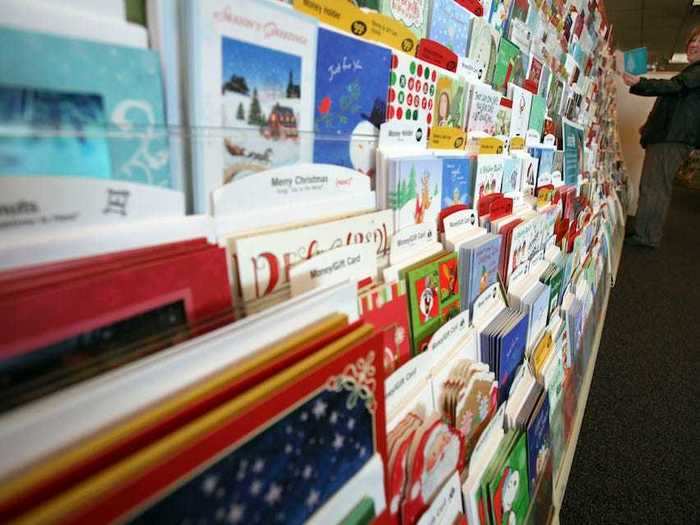 The tradition of sending Christmas cards began in England.