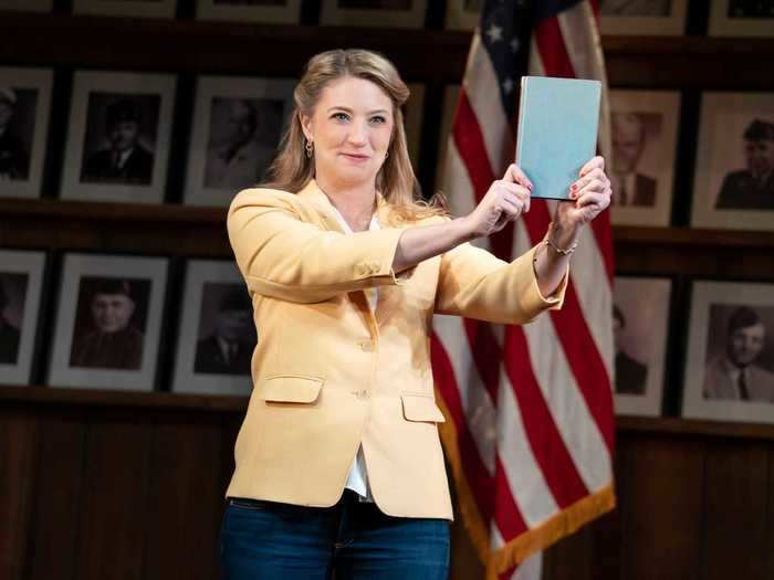 17. "What the Constitution Means to Me" is a live production of a Broadway play.