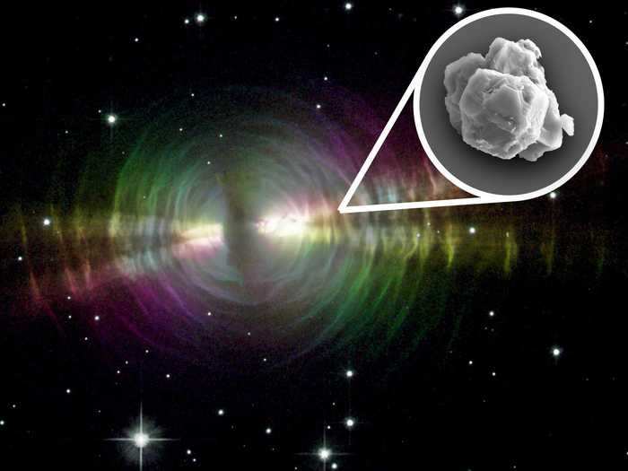 Researchers also investigated material from a meteor that fell to Australia on its own. Inside, they found ancient stardust - the oldest solid material ever discovered on Earth.