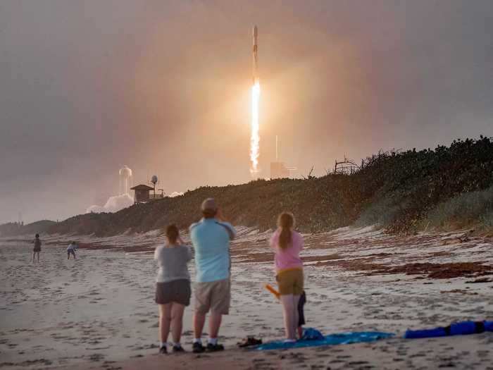 SpaceX also grew its Starlink satellite constellation and began testing the resulting internet service across the US.