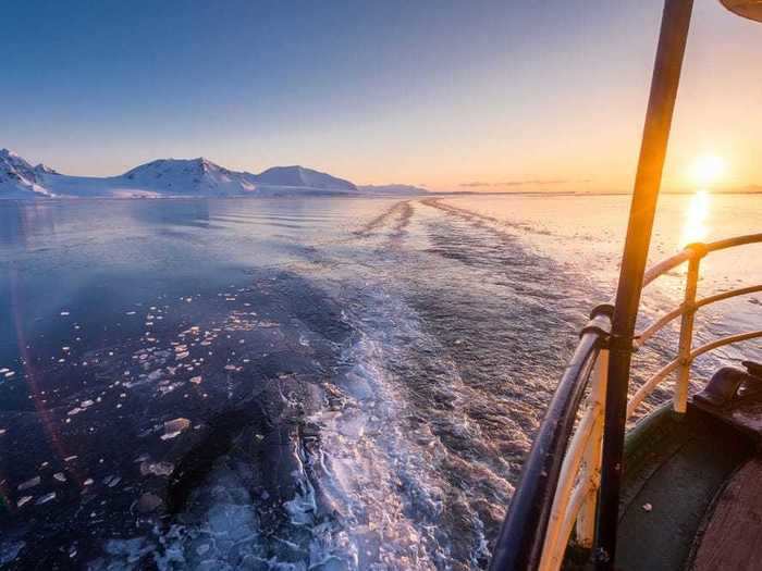 Svalbard was first discovered by Willem Barentsz, a Dutchman, in 1596, who named it Spitsbergen, which is Dutch for "sharp mountains," according to Spitsbergen Svalbard.