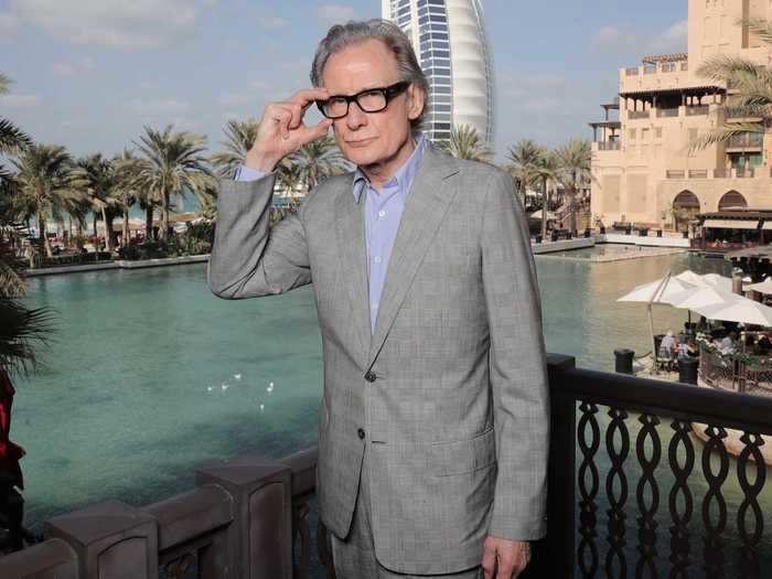 Bill Nighy is yet another "Harry Potter" alumni - he played Minister of Magic Rufus Scrimgeour.