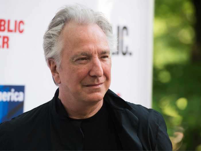 Alan Rickman died in early 2016 after a cancer diagnosis.