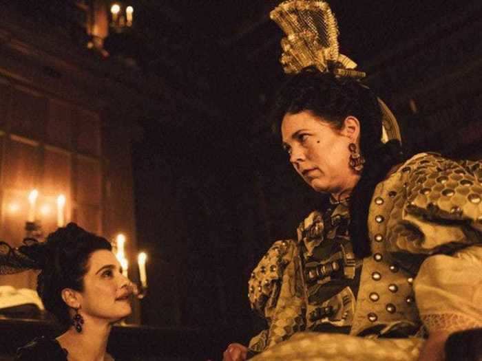 Colman gained weight to play Queen Anne in "The Favourite."