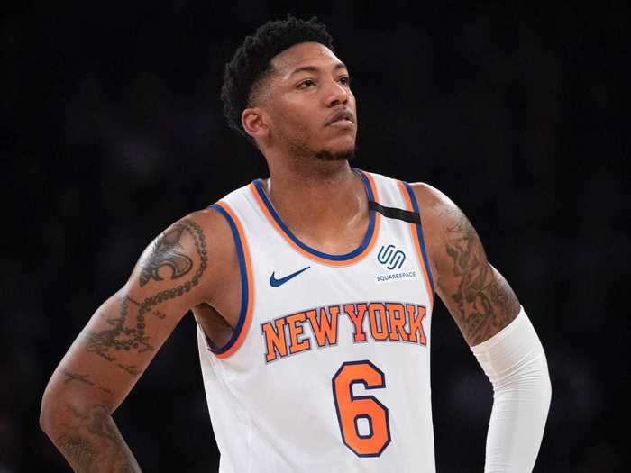 Elfrid Payton started 36 of his 45 games with the Knicks last season. He is still with the team.