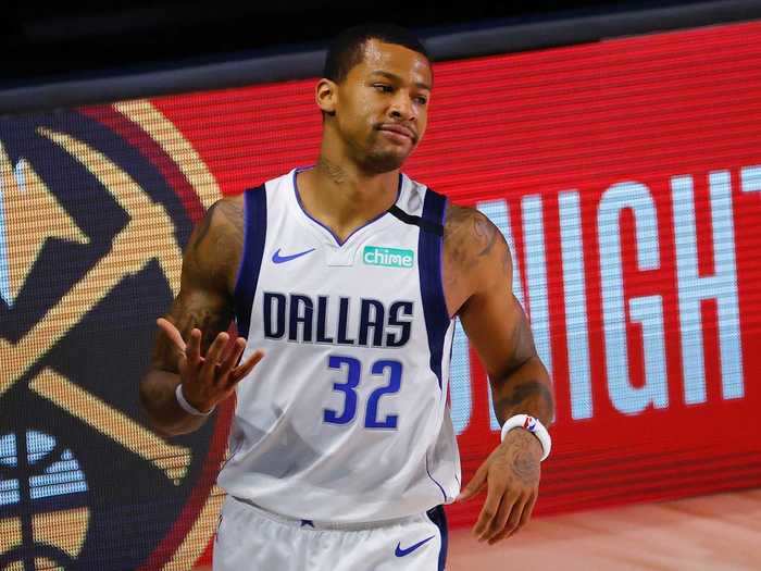 Burke has been in and out of the NBA but is now with the Mavericks.