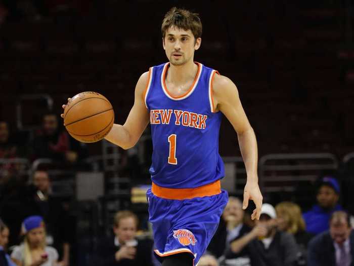 Alexey Shved came to the Knicks in a 2015 trade involving Prigioni. He played in 16 games with the Knicks before leaving the NBA.