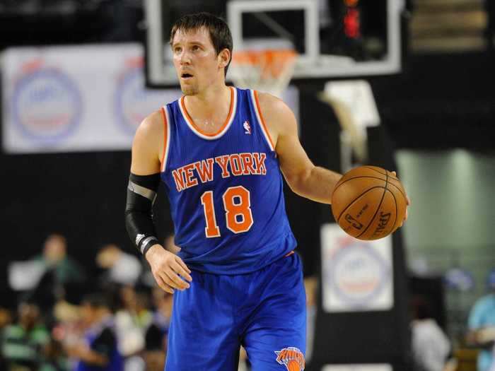 Beno Udrih joined the Knicks in 2013-14 for his 10th NBA season. He was waived midseason.