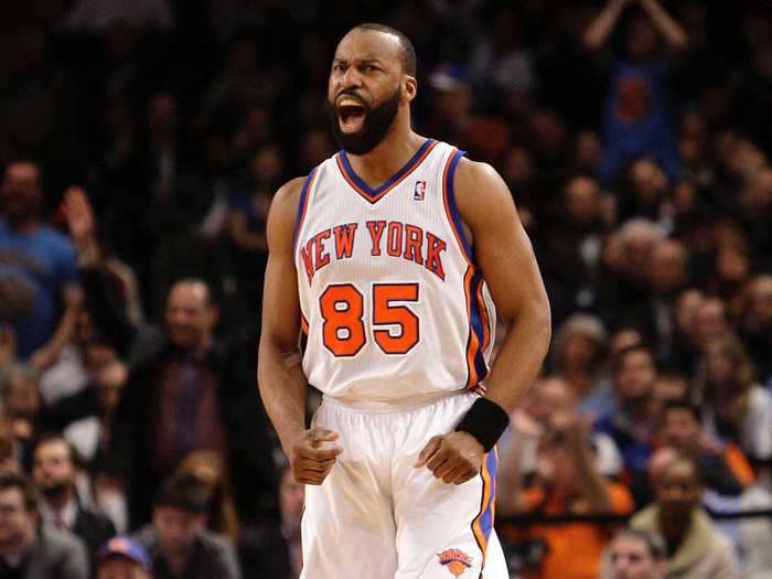 Baron Davis started 14 games for the Knicks in 2011-12, his 13th season. His season ended with a knee injury in the playoffs.