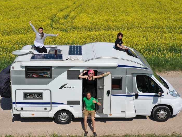 After that, the family moved into an RV and visited every country in Europe.