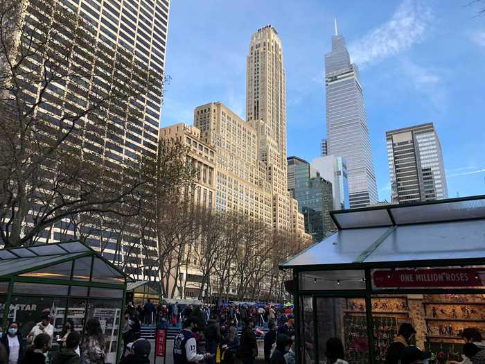 On a Sunday afternoon in December, I took the train from Brooklyn to the first stop on my attempted shopping spree: Bryant Park in Manhattan.