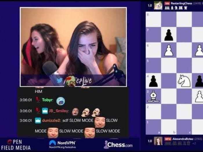 Aside from the game itself, Botez said she thinks the sense of community on Twitch keeps people watching.