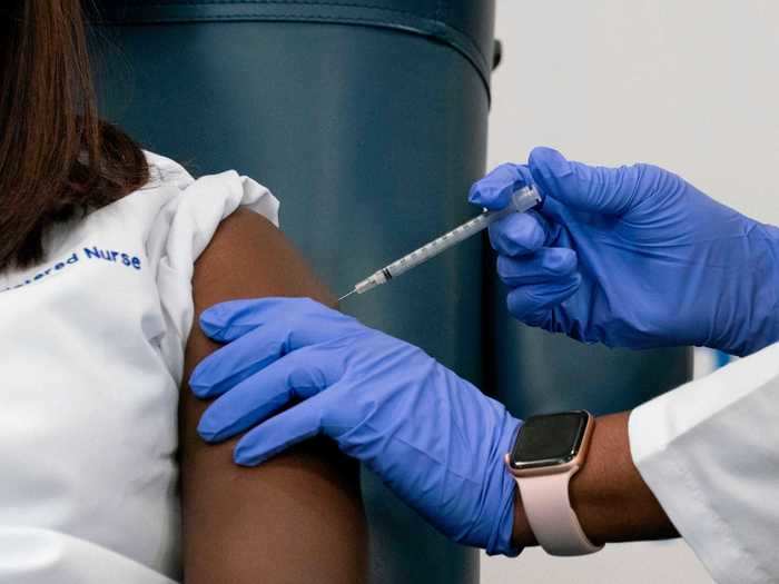 In New York, nurse Sandra Lindsay was the first to receive the shot. Healthcare workers and the elderly will be the first to receive the shot.