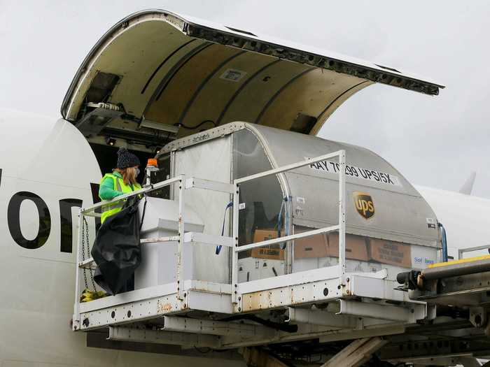 Now in Louisville, the shipments can be sorted onto other aircraft and trucks. UPS Airlines flies across the US and as far as Dubai from Louisville with Asian cities just a one-stop flight away via Anchorage.