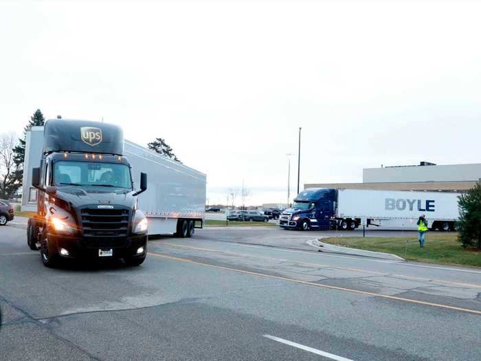 In just a few hours, these vaccines will travel across the US in preparation for the first inoculations the next day.