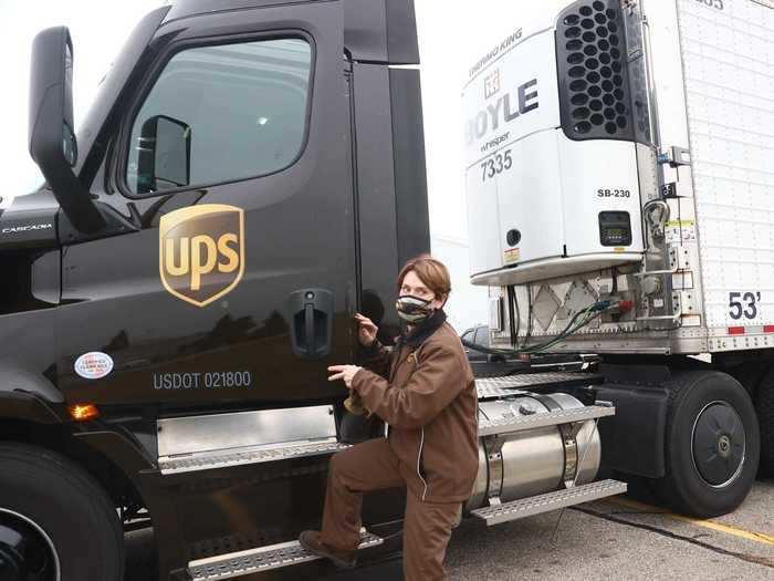 Some trucks will go to the nearby airport while others will travel across the country. Trucks have a higher tolerance for dry ice shipments since the truck is separate from the trailer.