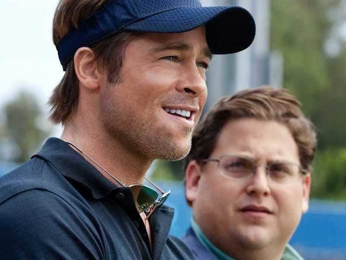 Pitt starred alongside Jonah Hill in the baseball film "Moneyball" (2011).