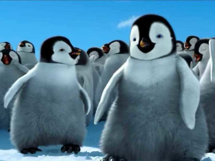 "Happy Feet Two" (2011) follows a penguin who loves to dance.