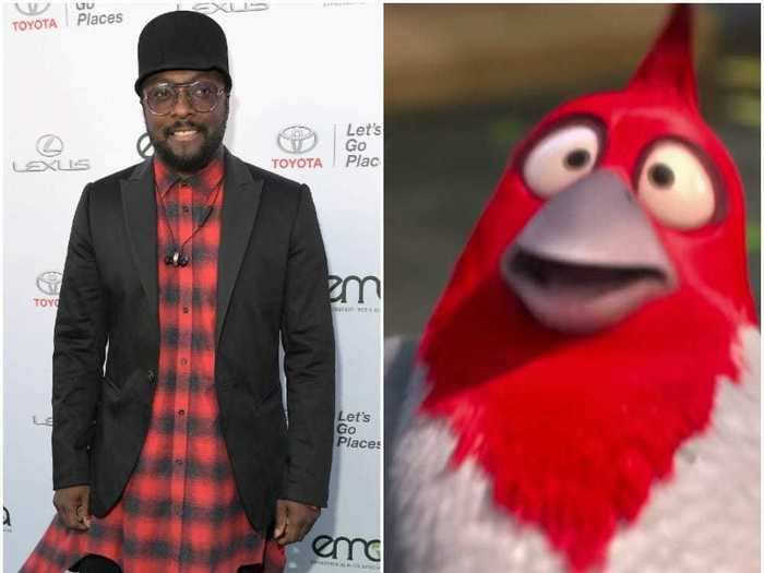 Will.i.am starred as the rapping red-crested cardinal Pedro in "Rio."