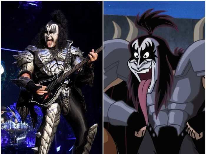 Gene Simmons has had cameos in "Scooby-Doo," "SpongeBob," and "King of the Hill," but he