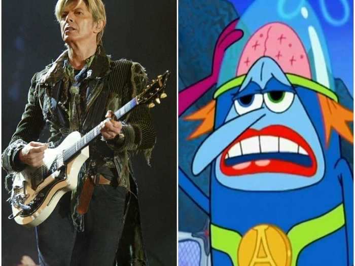 Guest-starring on an episode of "SpongeBob SquarePants" was a dream come true for David Bowie.