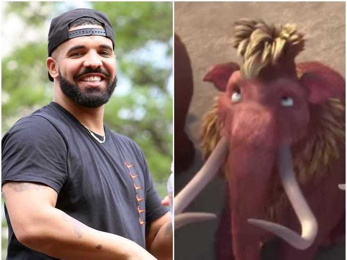 Speaking of "Ice Age: Continental Drift," Drake also starred in the flick.