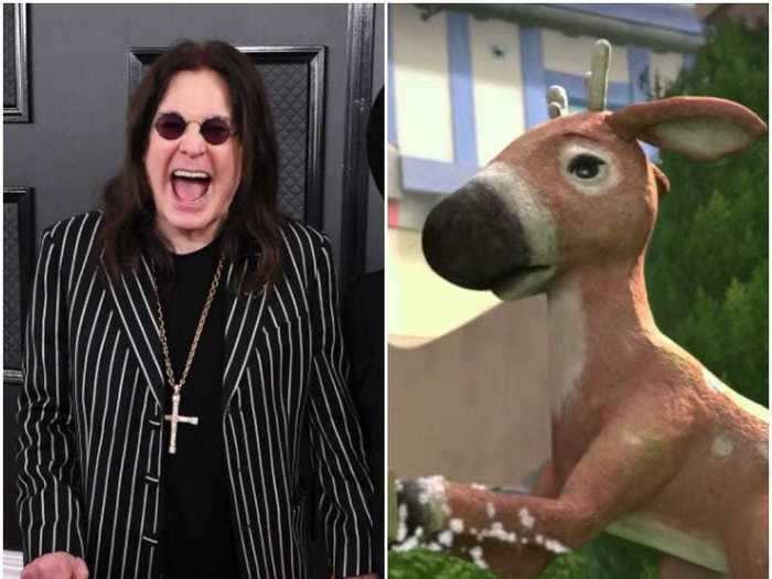 Ozzy Osbourne has starred in two animated movies.