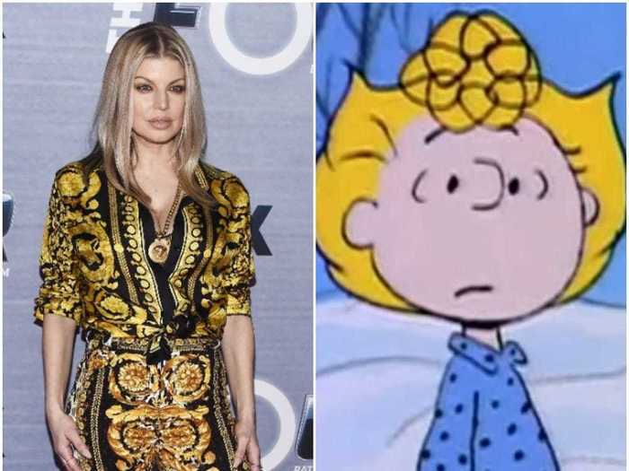 Long before her time with the Black Eyed Peas, Fergie voiced Sally Brown from "Peanuts."