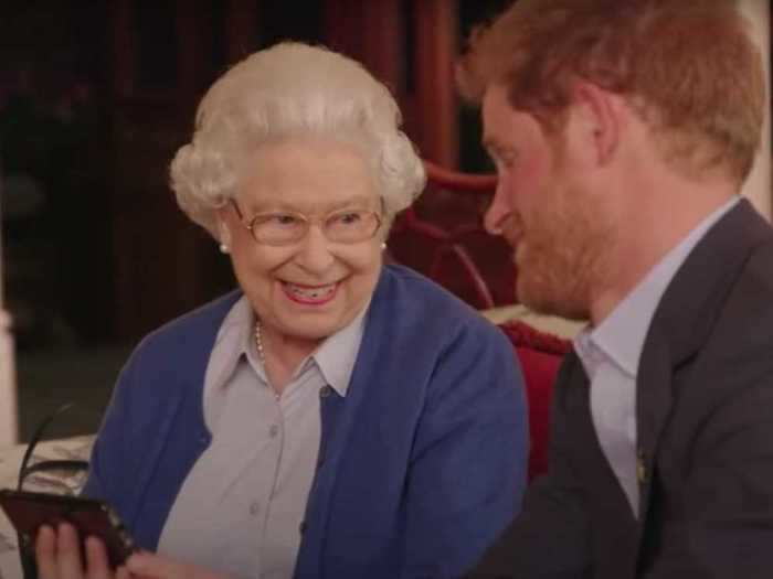 But the most famous instance of Her Majesty using a phone has to be in a trailer for the Invictus Games in 2016, when Harry showed her a video message from President Obama and Michelle Obama saying team US would "bring it" at the tournament.