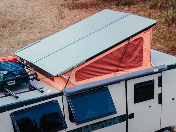 For overnight travelers, the Mantis Overland
