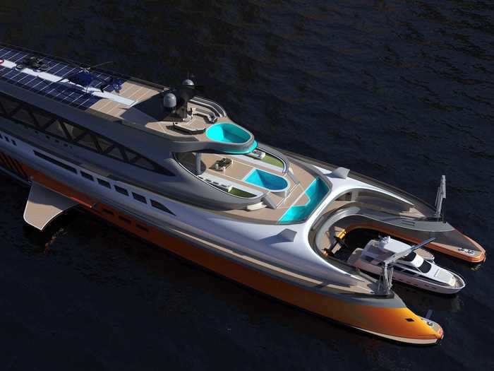 The first design in the series - the $500 million concept Avanguardia inspired by Japanese anime and created to look like a swan - debuted in September.