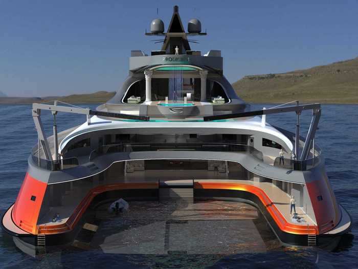 The unique concept is the second of six nature-inspired yachts that the Rome-based design studio plans to unveil in the future.