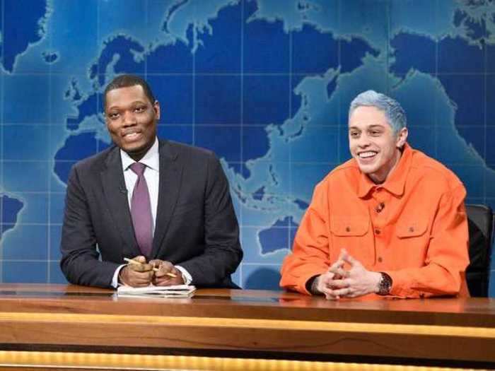 November 3: Davidson addressed the break-up on "SNL."