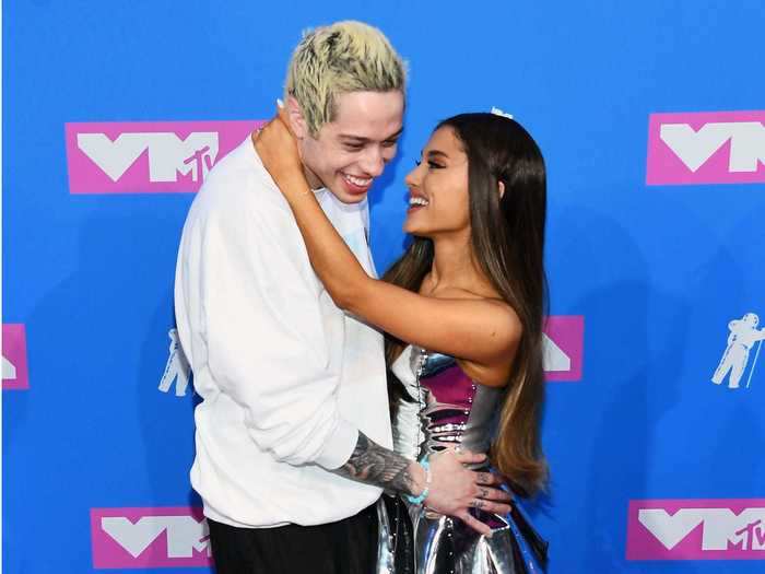 August 20: The couple made their red carpet debut at the MTV Video Music Awards.