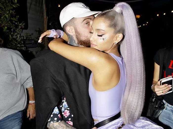 April 20, 2018: Grande posted the final photo with her then-boyfriend, Mac Miller.