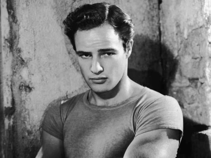 Marlon Brando was sent to military school after being an "incorrigible" student, but he was expelled.