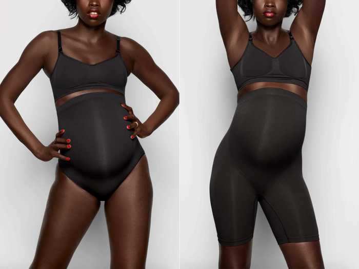 I was interested in purchasing the Maternity Sculpting Short Mid-Thigh to wear under dresses throughout my pregnancy, and I thought the nursing bra would be good to have once my baby is born.