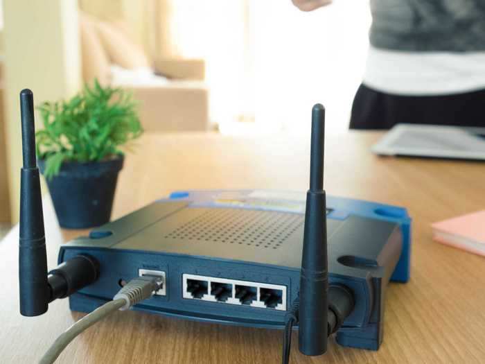 Reboot your internet router