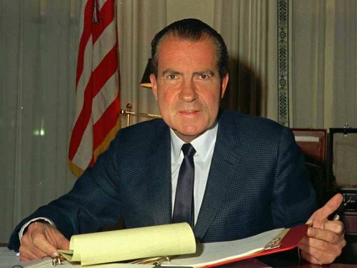 Richard Nixon served as vice president from 1953 to 1961, and then as president from 1969 to 1974.