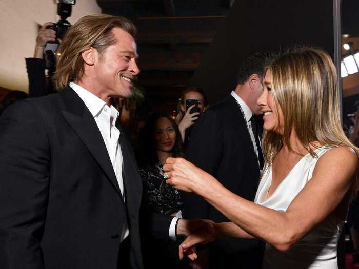 When Brad Pitt and Jennifer Aniston reunited at the SAG Awards in January, it reminded us all how much we missed them as a couple.