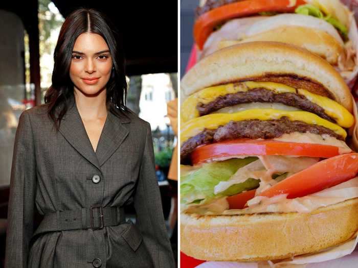 Kendall Jenner is also a fan of In-N-Out.